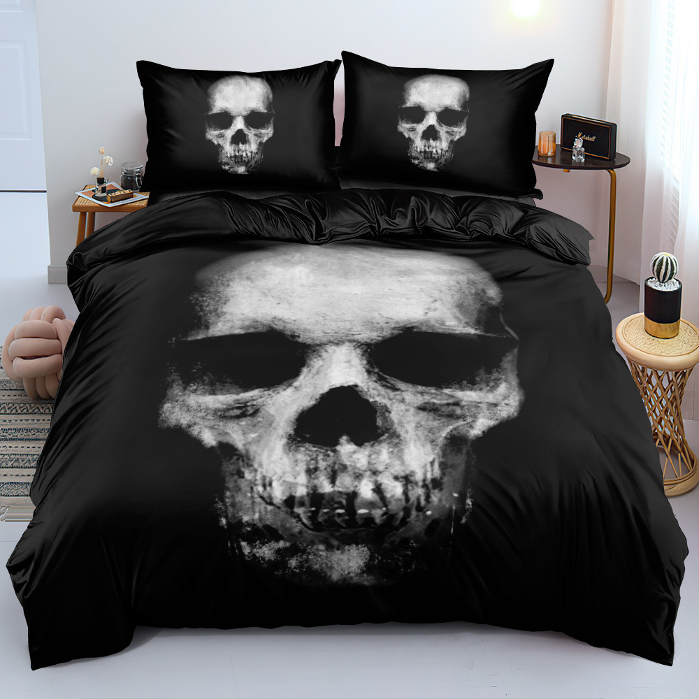 Good Floral & Wedding Decor Supply Photos - Skeleton Floral & Skull Bedding Set