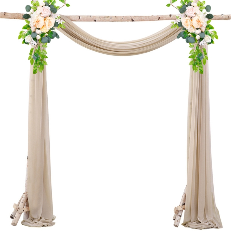 N7YF Romance Pearls Arch Backd - Wedding Backdrop Curtain 评论和价格