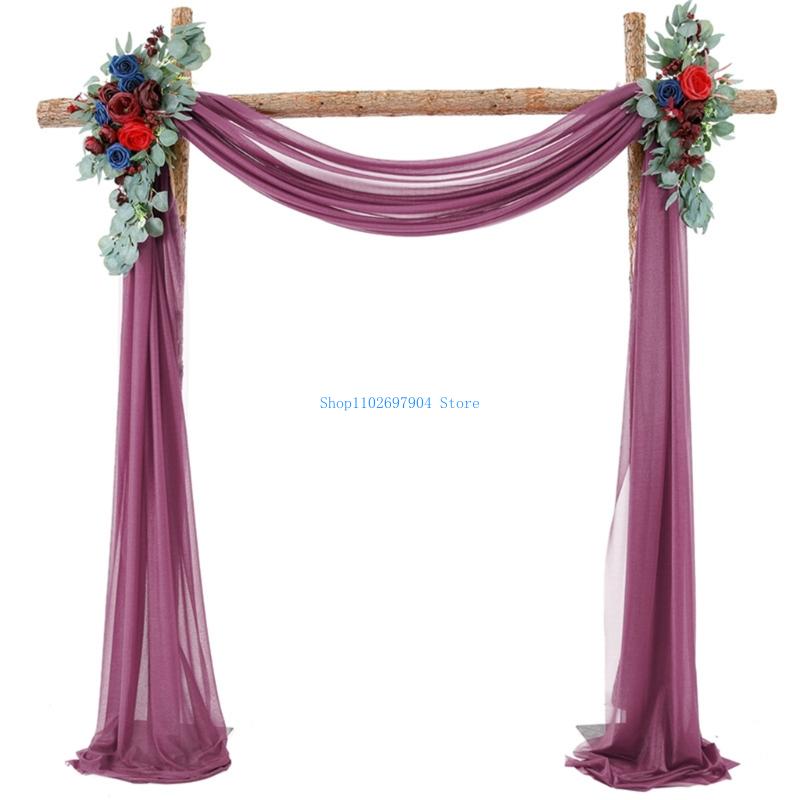 N7YF Romance Pearls Arch Backd - Wedding Backdrop Curtain 评论和价格