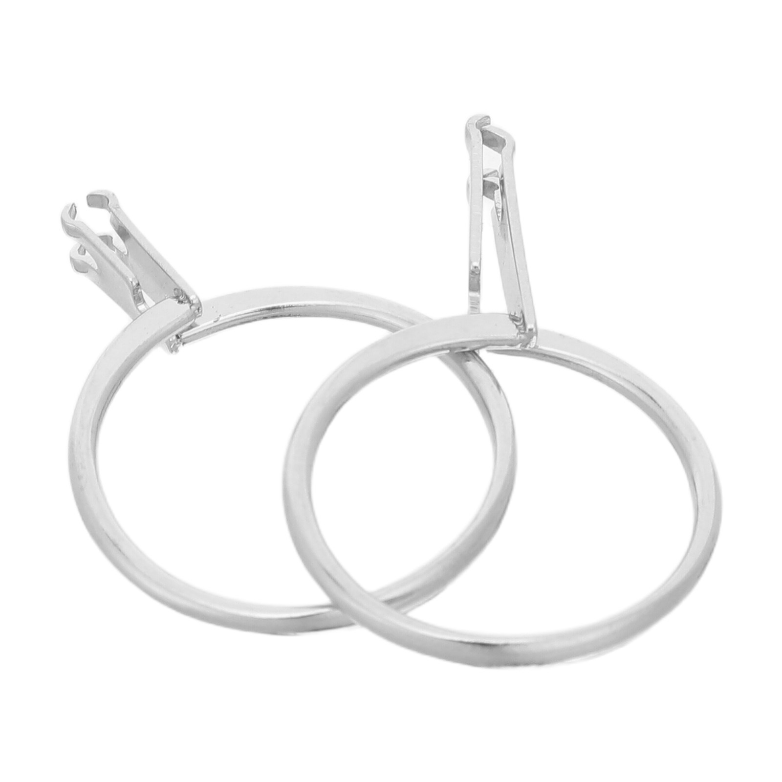 2Pcs Adjustable Gemstone Prong - Wedding Support 评论和价格