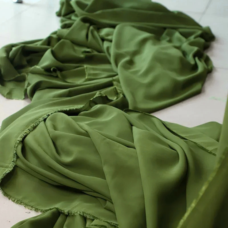 Olive Green Chiffon Fabric Bri - Wedding Backdrop Curtain 评论和价格