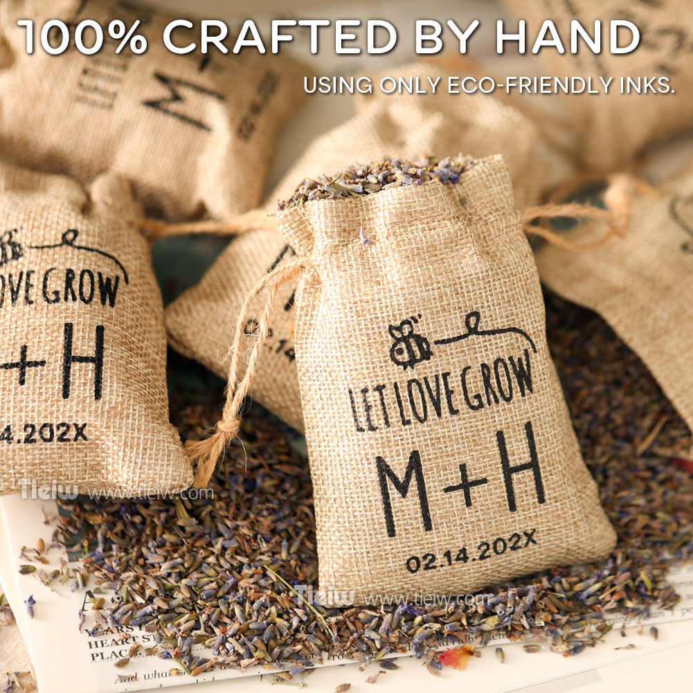 25PCS-Personalized Burlap Wedd - Wedding Supply List 评论和价格