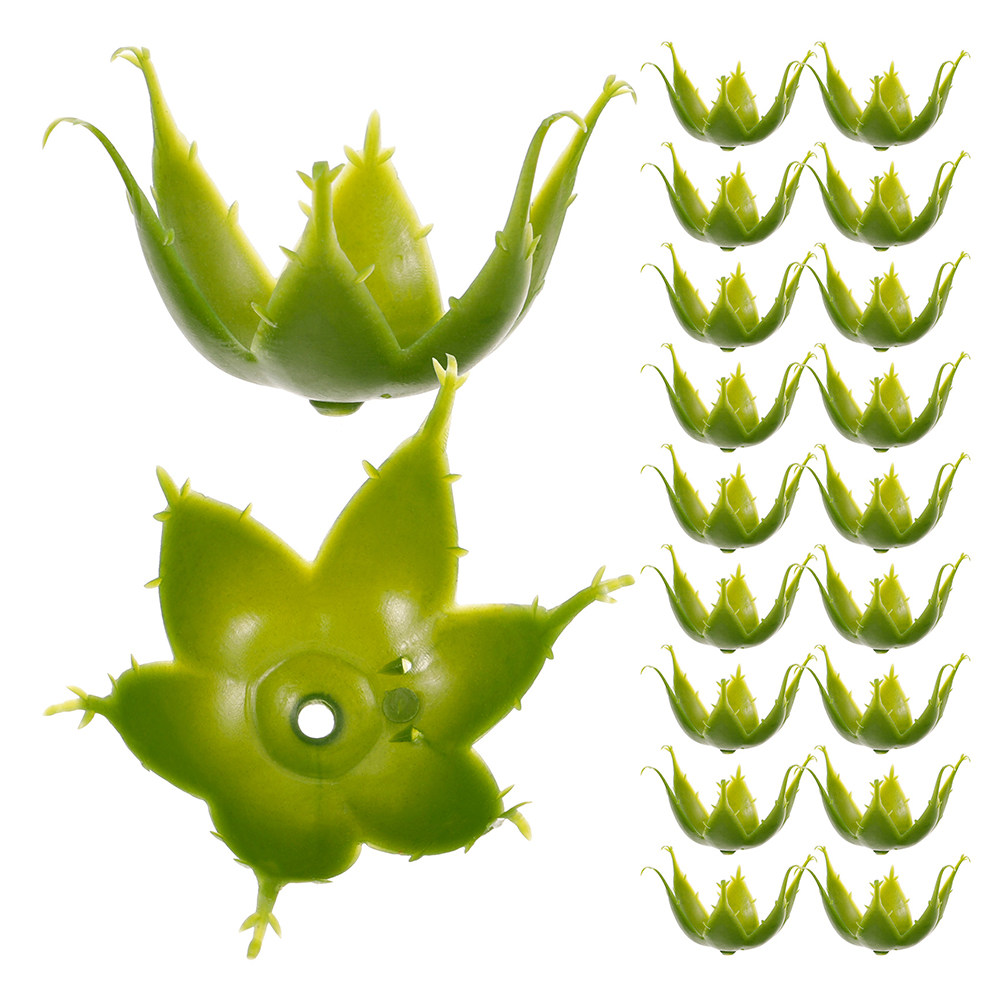 60Pcs Green Plastic Rose Sepal - Wedding Support 评论和价格