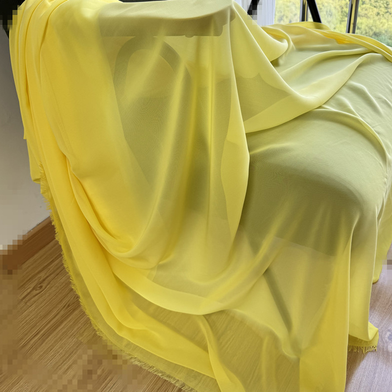 White Yellow Chiffon Fabric Br - Wedding Backdrop Curtain 评论和价格