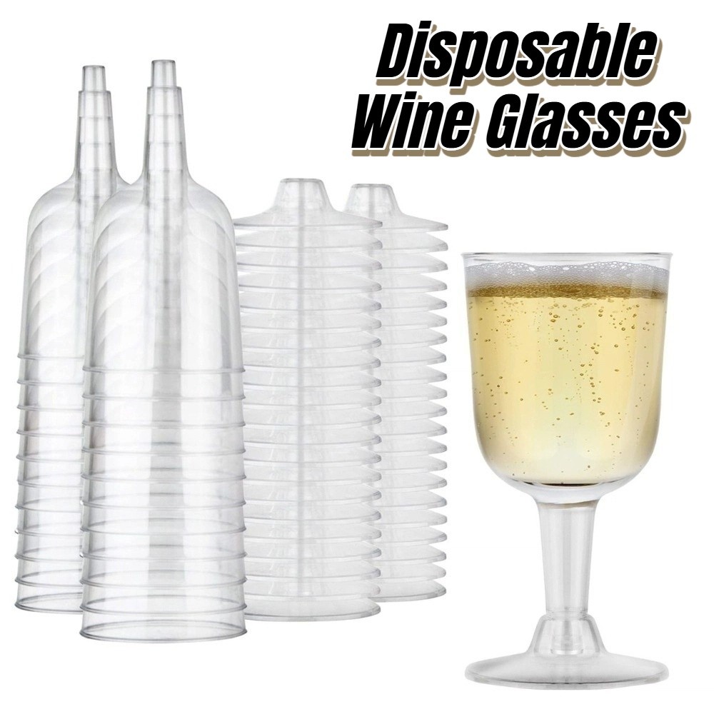 25pcs Transparent Disposable W - Champagne Tower Set 评论和价格