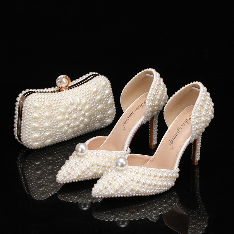 Bag and Shoe Set for Women Pea - Wedding Packaging 评论和价格
