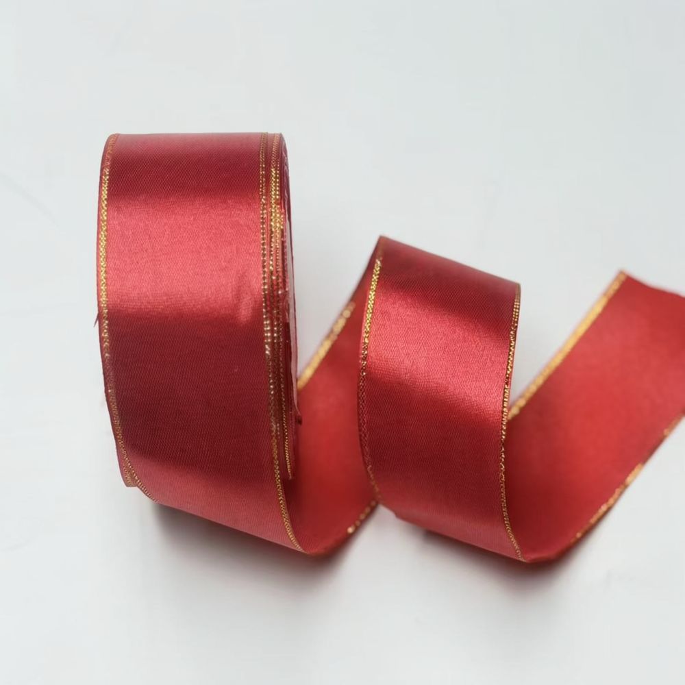 Premium Gold Edge Ribbon 4cm F - Wedding Package Gold 评论和价格