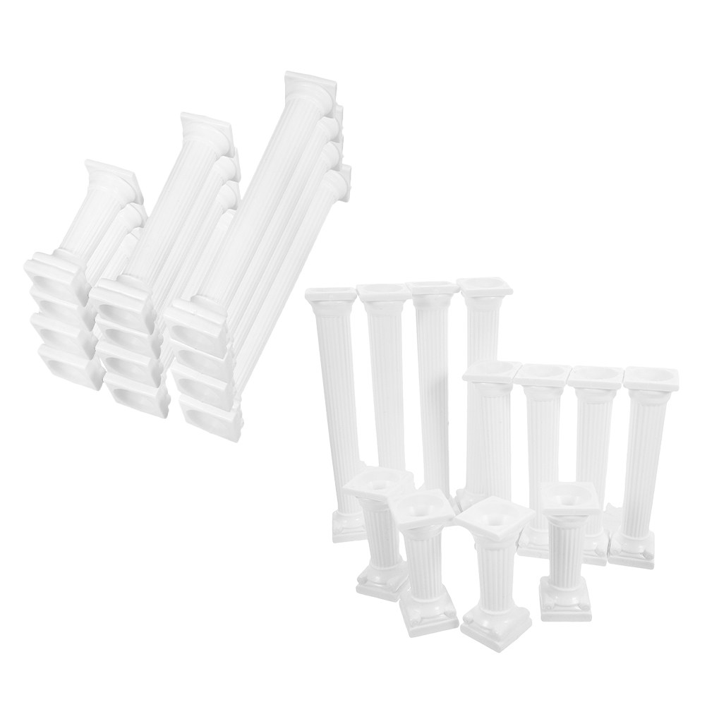 24Pcs Roman Column Cake Suppor - Wedding Support 评论和价格