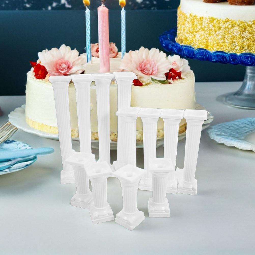 24Pcs Roman Column Cake Suppor - Wedding Support 评论和价格