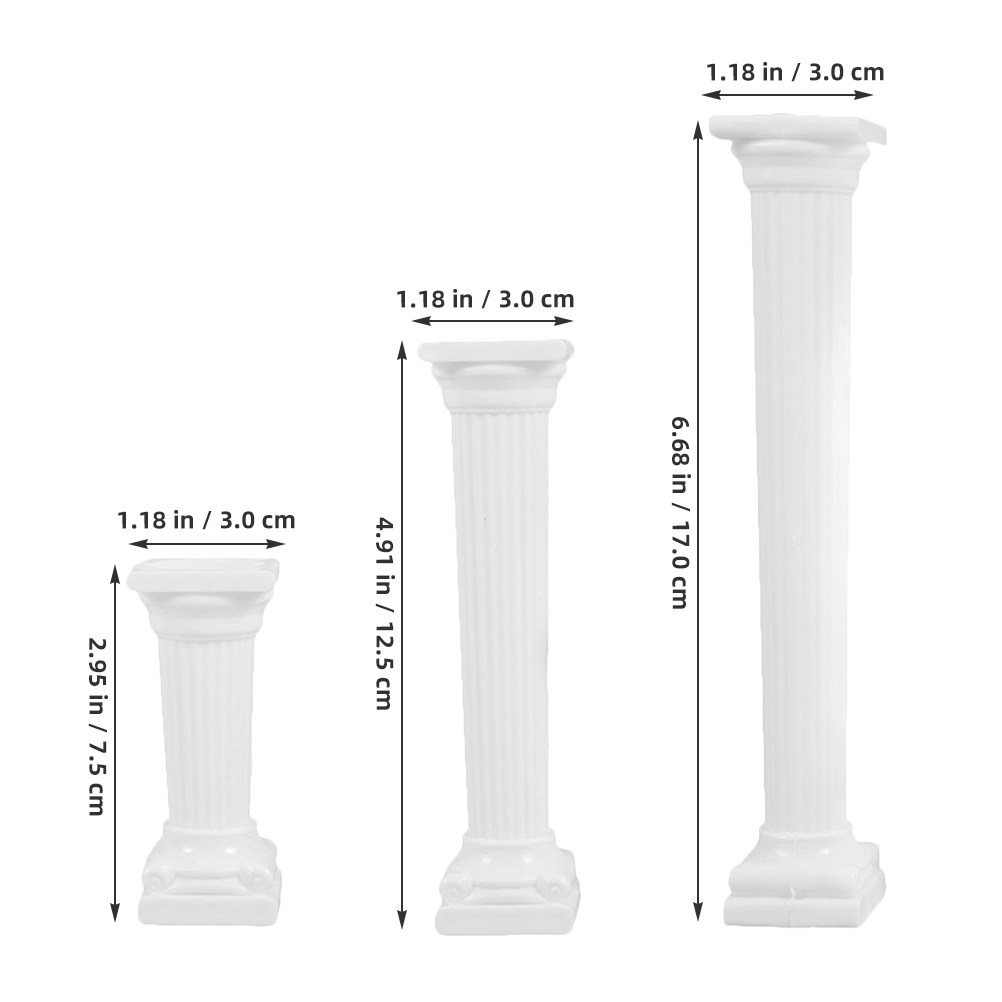 24Pcs Roman Column Cake Suppor - Wedding Support 评论和价格
