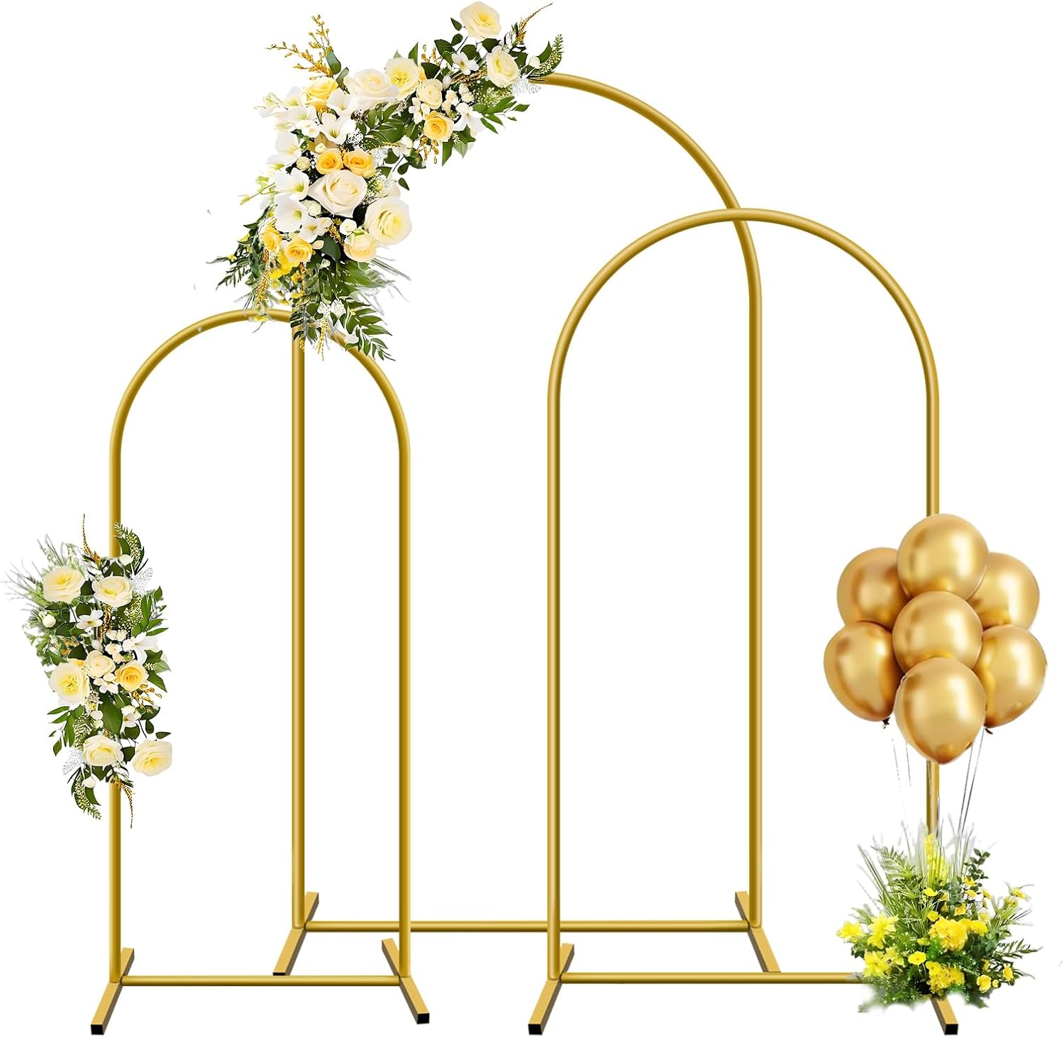 1pc Gold Metal Arch Backdrop S - Wedding Support 评论和价格