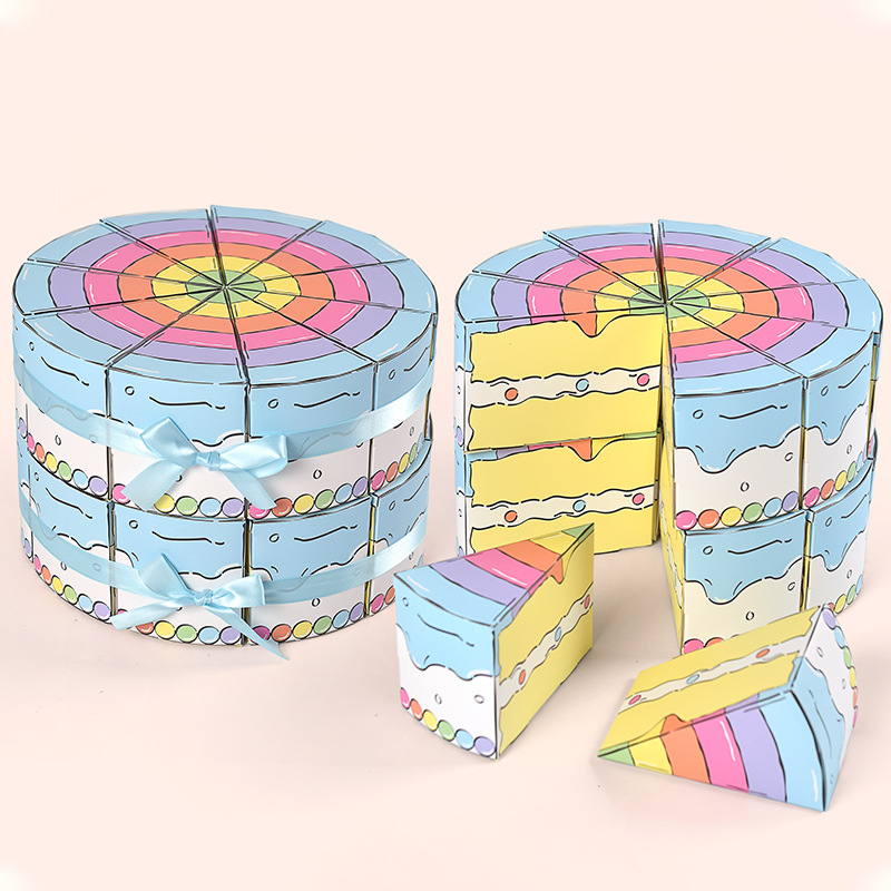 Triangular Cake Shaped Paper G - Wedding Decoration Supply 评论和价格