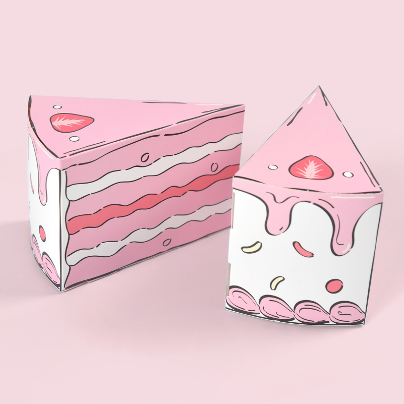 Triangular Cake Shaped Paper G - Wedding Decoration Supply 评论和价格