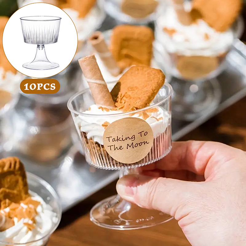 F】10PCS Disposable Plastic Des - Champagne Tower Set 评论和价格