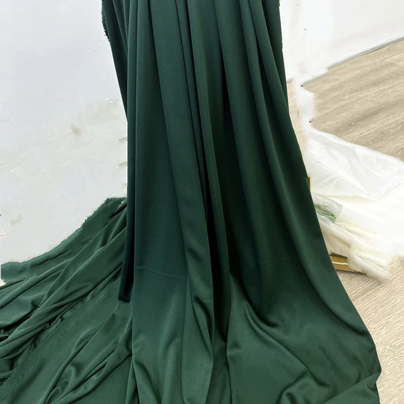 Olive Avocado Green Knitted Fa - Wedding Backdrop Curtain 评论和价格