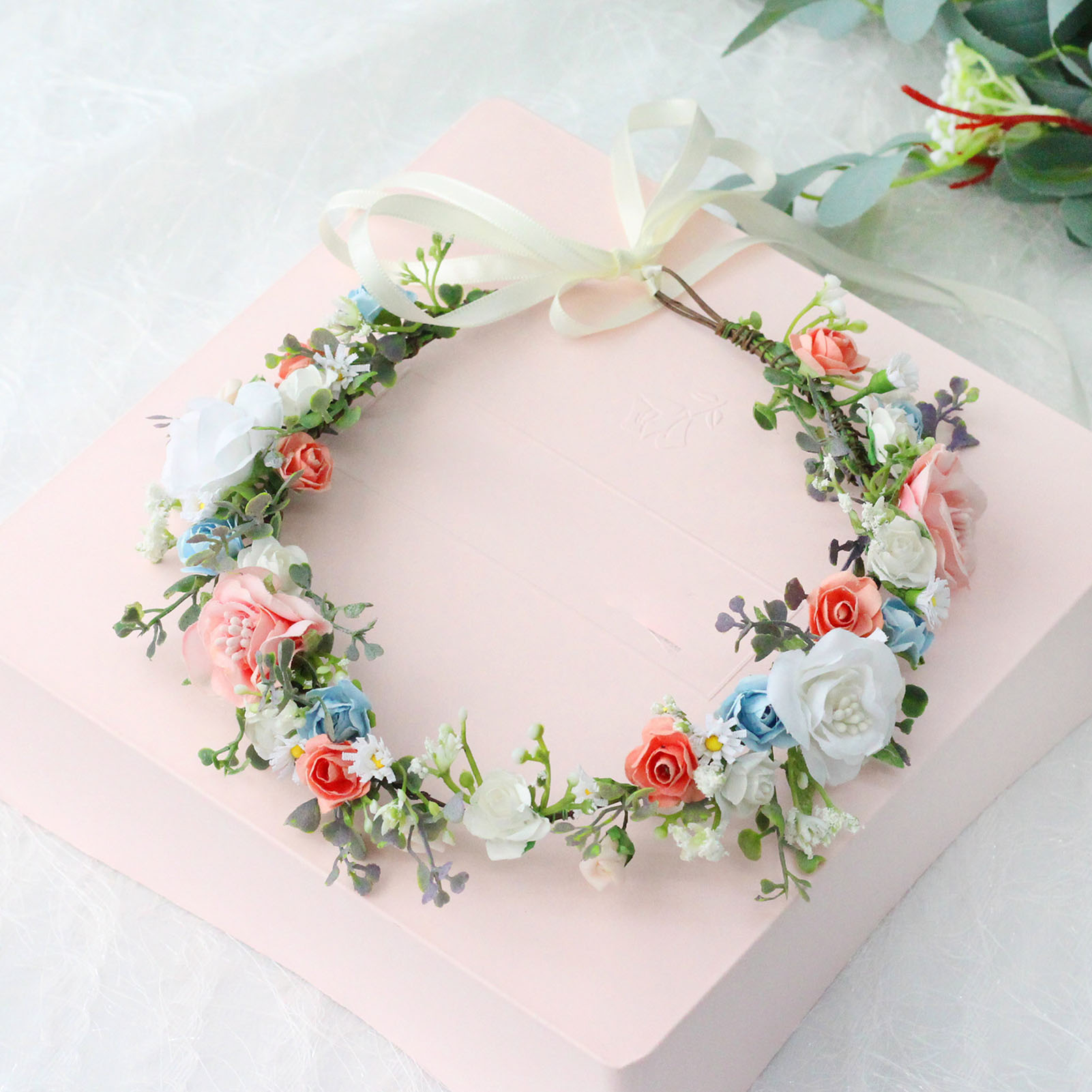 Flower Crown Wreath Bride Garl - Wedding Supply List 评论和价格