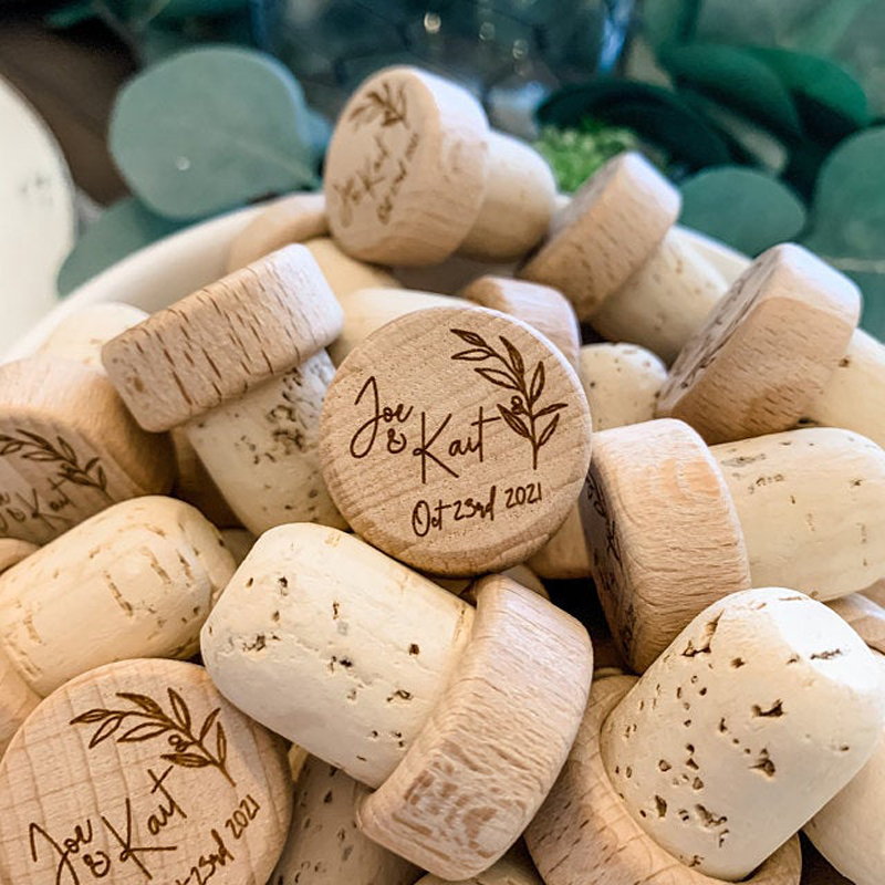 Customized Wood Wine Stopper W - Wedding Supply List 评论和价格