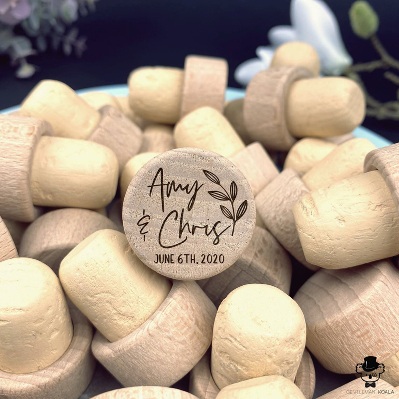 Customized Wood Wine Stopper W - Wedding Supply List 评论和价格