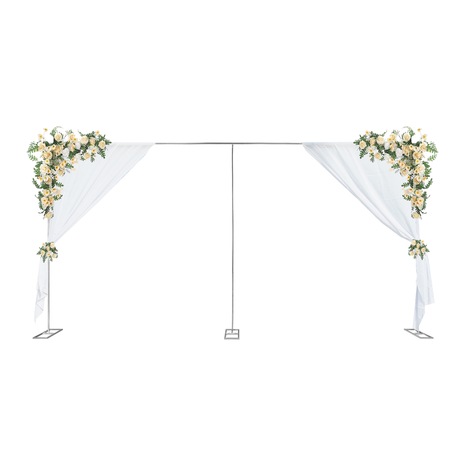 3x6m/10x20ft Metal Wedding Arc - Wedding Backdrop Curtain 评论和价格